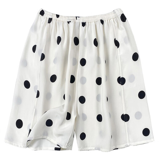 Poren Nordon Seiden schwere Seidenpyjama Hosen für Frauen kleine Größe bequem und atmungsaktives Sommer-Heimsheim-Shorts für Männer universelles Fünf-Five-Strand transparent 723 Satin 100-135jin [Jin gleich 0,5 kg] Alle Größe