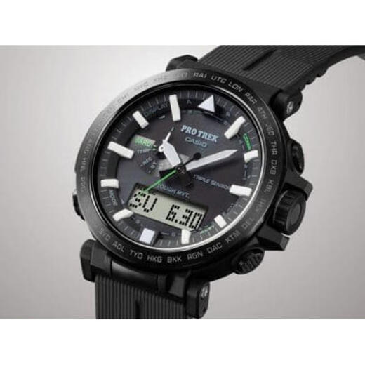Casio (CASIO) men's outdoor environmentally friendly watch ecological material waterproof multifunctional all-round fashion watch PRW-6621Y-1JF