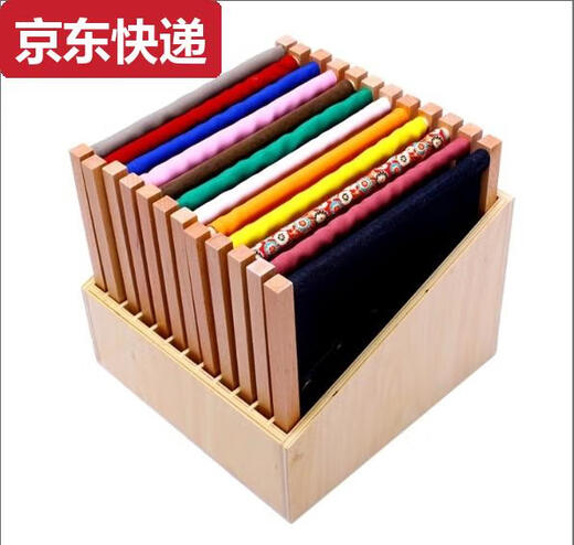 度尹蒙氏衣饰教具1-3岁系鞋带玩具蒙特梭利早教日常生活区纽扣拉链框 塑料按扣衣饰框