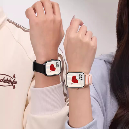Xiaomi Mobile Phollance Universal 9pro Smart Bracelet Пара смотрите подарок для парня и девушки, чтобы выразить свою любовь Bluetooth Call Single Watch Grey [может написать карту вашего сердца]]