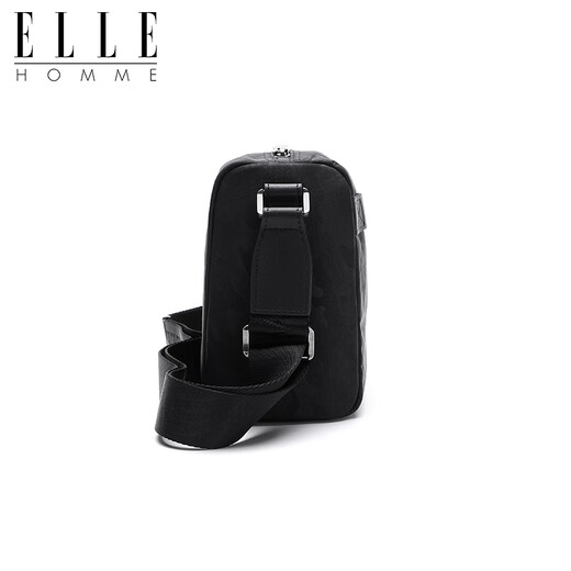 Elle Homme Men's Bagn-Sac, Camouflage Nylon Canvas Crossbody Sac, sac de téléphonie mobile résistant à l'eau, sac pour hommes de grande capacité 1131 Black