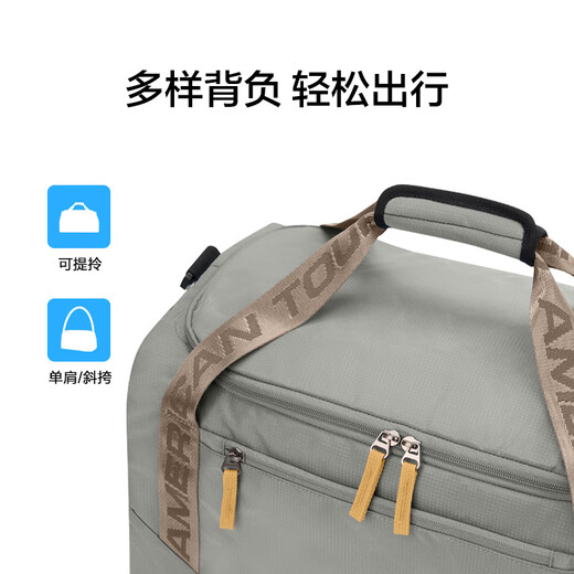 Equipaje de viajes estadounidense, equipaje de viaje estadounidense, bolsa de viaje informal de moda multifuncional, bolso de gran capacidad, bolsa de lona de viajes, QZ0 algas marinas verdes