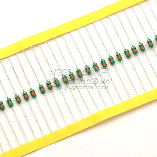 Dafuri 0307 color ring inductor 0.1uH/1uH/10uH/100uH/1mH 1/4W color code inductor color code 0307 color ring inductor 470UH (50 pieces)