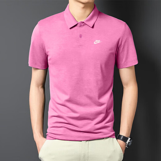 Nike (Nike) T-shirt masculin 2025 Été Nouvelle vêtements de sport respirant lâche confortable Running Casual Tennis Polo à manches courtes FN3895 / 675 S