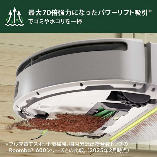 IRobot Japan Direktwerbung iRobot Kehrroboter Roomba 205 Kehren und Wischen All-in-One-Automatik-Staubsammlung und Nasswischen optional vollautomatisches Kehren Roomba 205 weiß