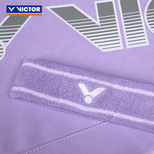 威克多（VICTOR）胜利新款胶囊系列运动发带男女羽毛球导汗带吸汗止汗头带SP505CPS SP506CPS-J葡萄紫