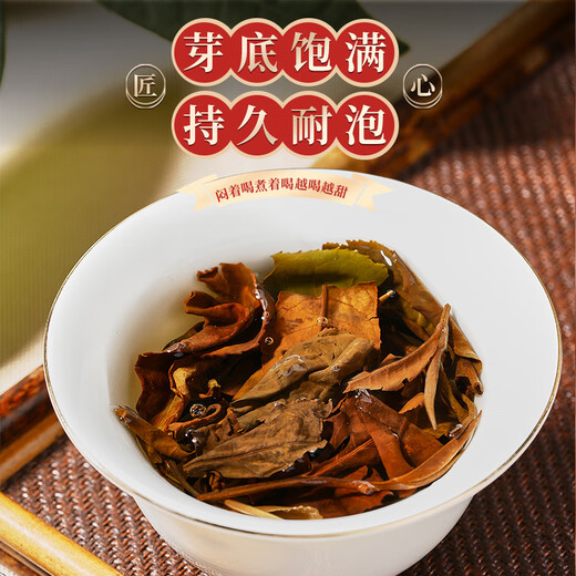 Tianzhouxi Tea Fuding White Tea Shoumei 500g 2015 Raw White Tea Tea Gift Box for Leaders and Elders