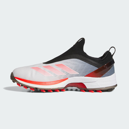 Adidas golf shoes men's shoes 25 new AdiZero ZG comfortable lightweight stable support BOA rotating button shoes IH9896 white/bright red/black 43 = 8.5 size