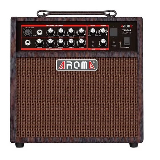 Kapok AROMA AG15A rechargeable Bluetooth guitar speaker 15 25 30 watt folk guitar mini playing and singing AROMA 30 watt Bluetooth guitar speaker