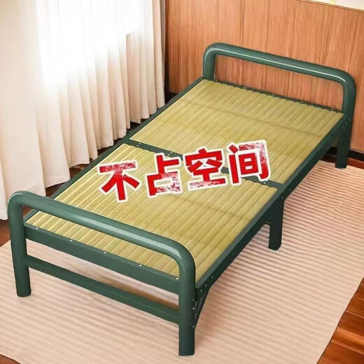 山头林村竹子实木板式硬板床简易家用加固凉床单人双人午休午睡竹床折叠床 赤水名竹192长*95宽-16851