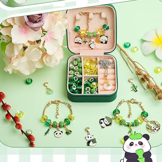 Shangmei beibei childret panda bac cadeau en perles