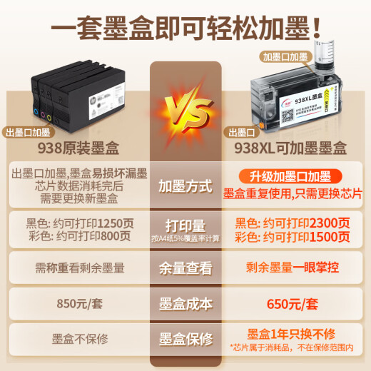 惠普（HP） a3/A4彩色打印机9720/9730喷墨家用办公连供无线自动双面一体机 9730 A3/A4打印复印扫描/双纸盒 套餐3【400ML连供墨盒+墨水8瓶】