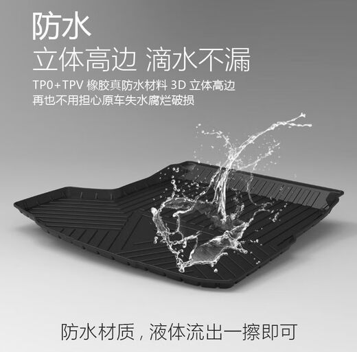 奥迪A6allroad A4Avant旅行车专用后备箱垫e-tron A7L橡胶尾箱垫 A7/S719--24款 已升级为防滑面