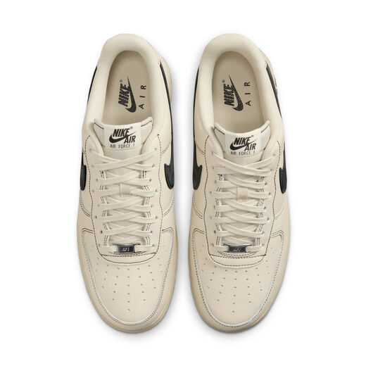 耐克空军一号男子胶底板鞋秋运动鞋官方NIKE AIR FORCE 1 HQ2037 200浅卡其/黑 41