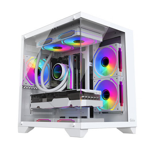 GALAX Intel i5 14600KF/14700KF/RTX5060TI/5070TI E-Sports Live Play Delta Game Assembly Computer DIY Complete Host Configuration 1 12600KF+RTX5060 White Version
