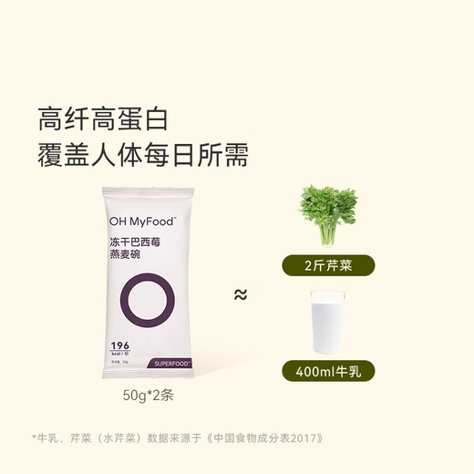 OH MyFood Natural Cocoa Powder Oatmeal Nutritious Breakfast Instant Eat Meal Replacement Meals and Fat Food Ohmyfood Acai Oat Bowl 3 Box 1050g