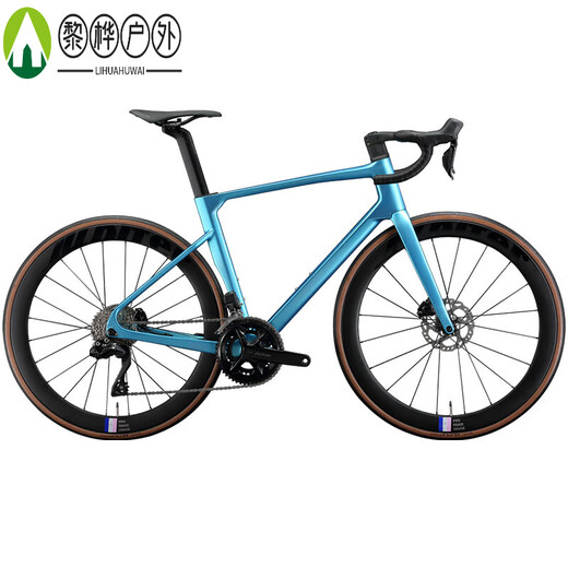 OEMG Japan imported full carbon fiber Penglaige full carbon fiber road bicycle 7170 racing 105 electric pure oil 480mm classic black (recommended height 158-11 700C 24 speed