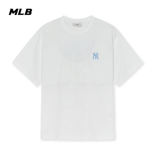 MLB短袖男女情侣装T恤运动休闲t恤时尚百搭25新款3ATSB5253-50WHS-M