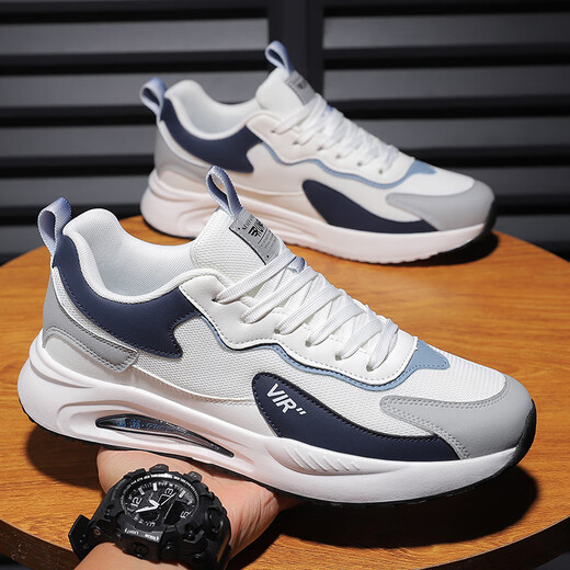 
Special price running shoes for men's shoes, soft sole shock absorption, comfortable daddy shoes casual and versatile summer breathable mesh sports shoes 9908 gray mesh 45