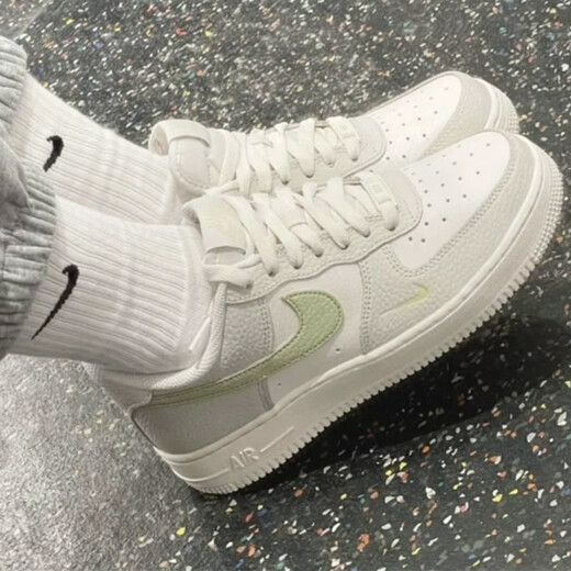 Nike (NIKE) Nike men's shoes and women's shoes Air Force 1 Low white and green couple's low top shoes IB3881-001 IB3881-001 41