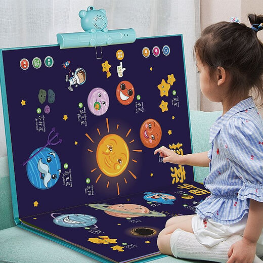 Zhouge Early Education Machine Machine Lecteur d'apprentissage des enfants peut être rechargeable et Sound Book AudioRoBooks Toys Pictures 47 Sense complète de grands livres + 6 Patches de pratique de pratique