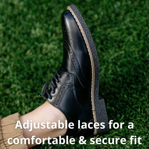 Deer Stags Boys' Formal Oxford Shoes Memory Foam Insoles Comfortable Formal Occasions Mahogany/Dark Brown 6.5 Older Children