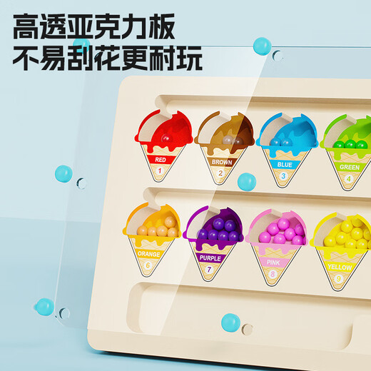Jiayu Magnetic Perlen Labyrinth Spielzeug 1-3 Jahre altes Spielzeug 4 Jahre altes Spielzeug Stift betriebener Magnet Stiftbetriebener Ball Rolling Ball Kinder Dinosaurier Perlenlabyrinth
