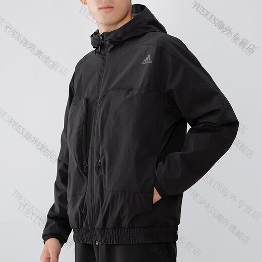 Adidas Plus Veste en molleton Men 2023 Automne New Sportswear's Men's Windproof Veste H38399 H13799 S120-135Jin [Jin est égal à 0,5 kg]
