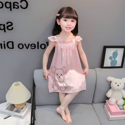 Disney Summer Ice Seide Kinder Nachthemd für Frauen Süßes Cartoon Dünnstil kann mit Hosenträgern von außen getragen werden, große Kinder-Hauskleidung. Pin-wb9908 160 16 Code-Nummer Referenz, bitte fragen Sie den Kundendienst oder schauen Sie sich den Lineal an