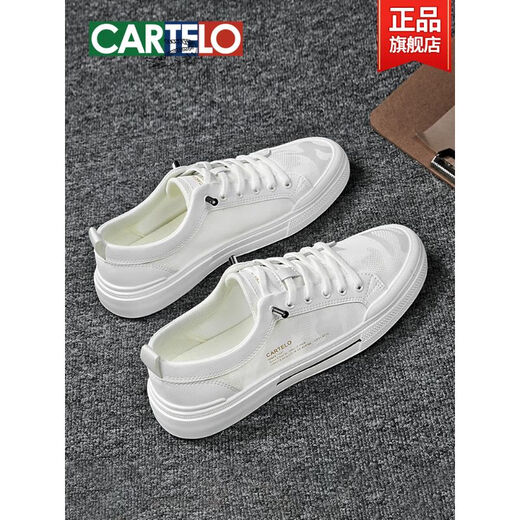 Katile Crocodile Summer Herrenschuhe echte Leder mit weicher Locked Trendy All-Match atmabberabstimmung mit Leinwand Schuhen Sport Männer weiße Schuhe Casual Board Schuhe Schwarz Full 6624DK-Ice Seidenstil 40 Standard Sportschuhe Größe Größe