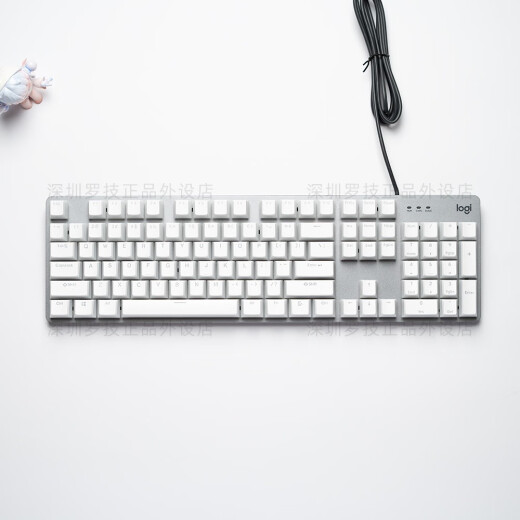 K845 Juego de mecanografía de teclado mecánico Juego de tipificación E Sports de alto valor Pudín de té negro Té negro Té de té negro K845 Pudding Blanco + G102 Conexión con cableado blanco 104 Clave Rojo Estándar Oficial