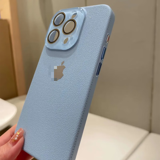 赫豹ins风适用苹果15手机壳新款iphone16promax荔枝皮纹理13全包镜头12防摔11高级男女14promax高颜值 【纯白色】荔枝纹自带镜头膜 带标 iPhone 16 pro