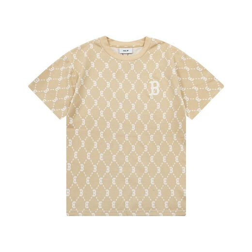 MLB T-shirt de nouveau couple d'été pour hommes et femmes Zhang Linghe même T-shirt à manches courtes en diamant DT-9923 Kaki xl recommandé 150-170jin [Jin est égal à 0,5 kg]