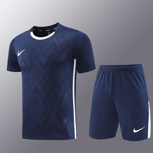 NBA Kids-nike Sports Nouveau entraînement de football d'athlétisme fonctionnant à sèche rapide Sports secs à manches courtes Shorts de sport Nike Nd06 Color Lan Shorts Set Nike S