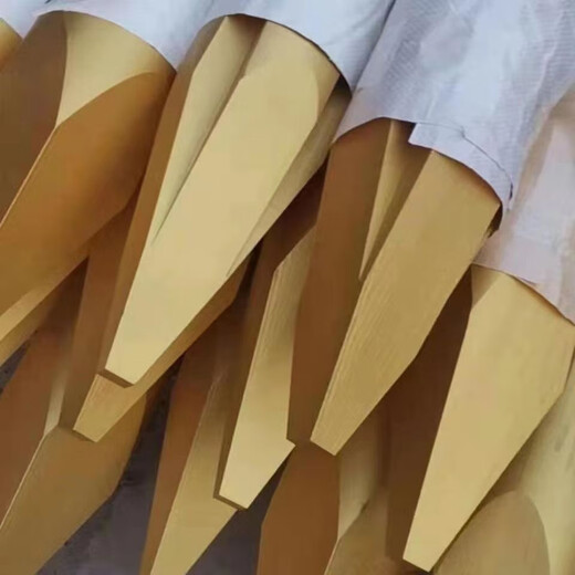 语森忆挖机破碎锤钎杆加长455368钎杆7510014070炮头 钢针 耐磨炮针 53金色加强高耐磨热处理60CM长