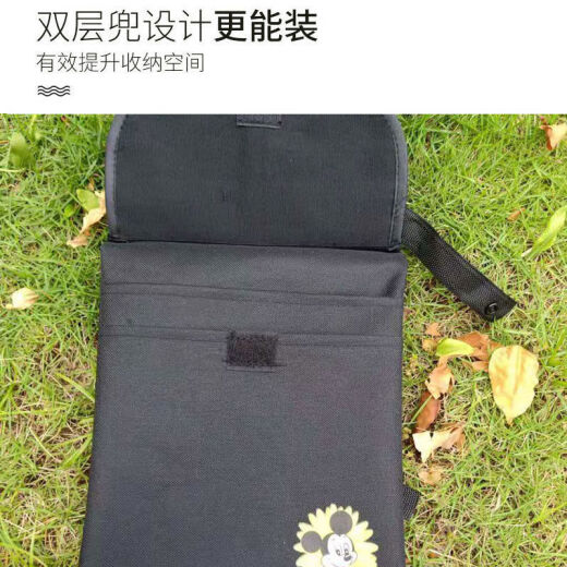 蕉京婴儿车挂包宝宝好遛娃小挂包遛娃车头前置挂物袋储物收纳童车手机 中号挂袋-米色熊
