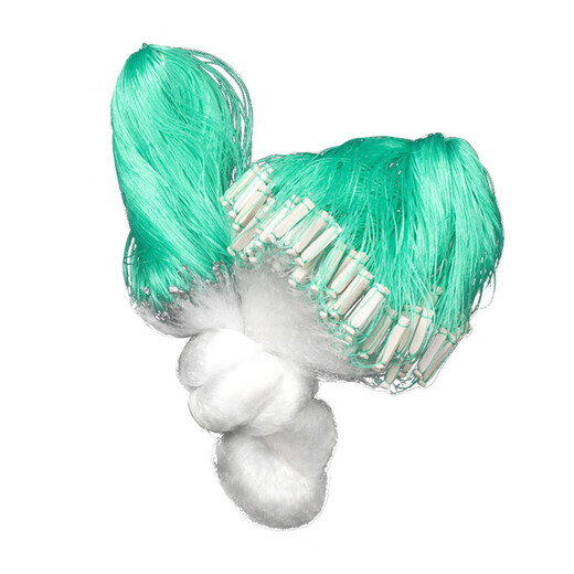 Donkey man sticky fish net, wire mesh fishing net, three-layer sunken net, single-layer floating net, hanging net, crucian carp net, sticky white strip net, small fish net, fishing net, single-layer floating net, 10 meters long, 1 meter high, 1 finger