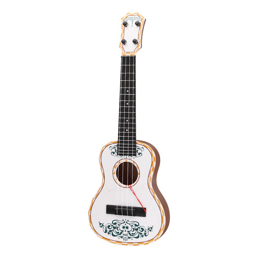 Mignon Instruments d'illumination de l'Ukulele de Pipa Ukulele pour garçons et filles Les débutants peuvent jouer de la musique petits jouets de guitare lion danse rouge-26cm pipa