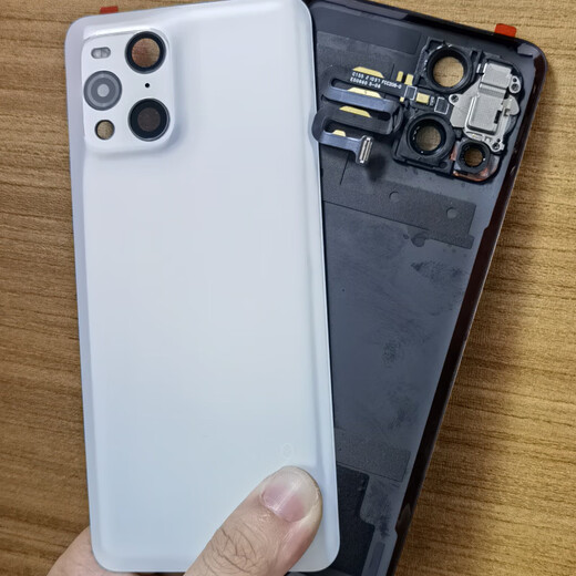 OPPO brand original suitable for OPPOFindx3 original glass back cover oppopro pure original factory disassembled battery findx3/x3pro mirror black original back cover with lens macro row