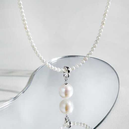 DL 1998 Fat Donglai same style Edison pearl pendant Zhi Luxury Summer Ningtian l natural fresh water large dot highlight buckle 11.5-12.5mm/silver inlaid buckle does not include chain