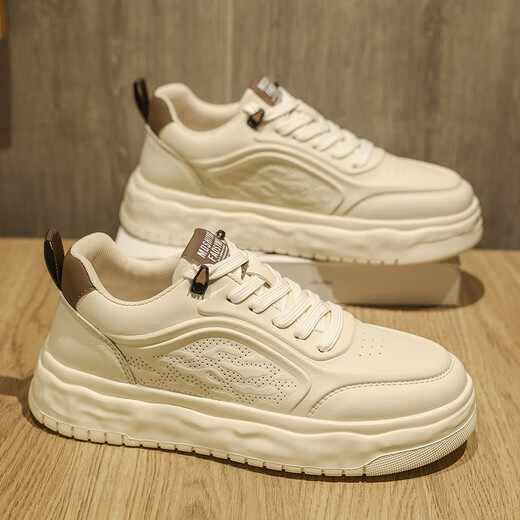 
Ziweiqi McQueen 2025 spring white shoes casual and versatile teen sports shoes Y6175 Bailan 40