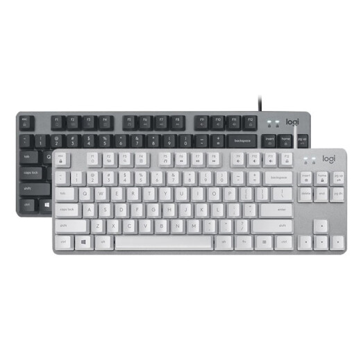 K835有线机械键盘84键无背光电脑外设电竞游戏办公用茶轴拆包 K835黑色红轴拆封盒装 自用性价