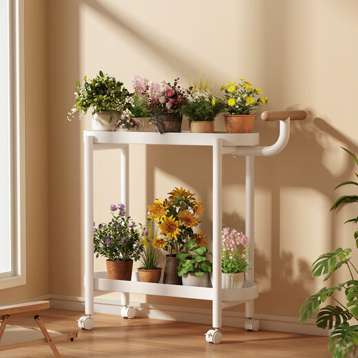Anya flower rack living room floor-standing movable flower rack balcony plant rack multi-layer succulent flower pot bracket