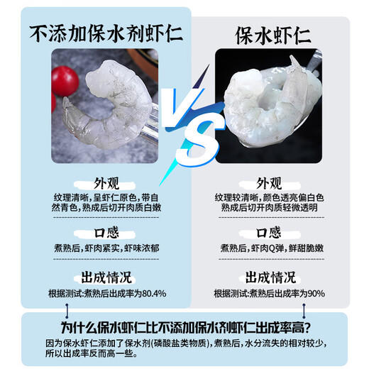 GUO LIAN platinum shrimps without artificial water retaining agent, net weight 2Jin Jin is equal to 0.5kg, 112-132 pieces, Jingdong shrimp quality assurance