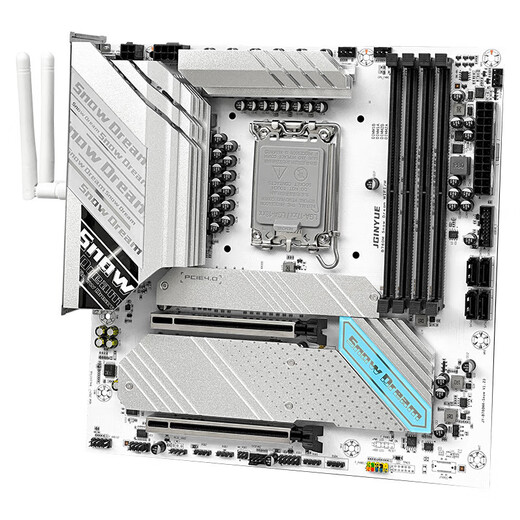 
Jingyue B760M Snow Dream WIFI/W motherboard DDR4 memory computer motherboard i5 14600KF/12600KF/13400F Intel B760/LGA 1700