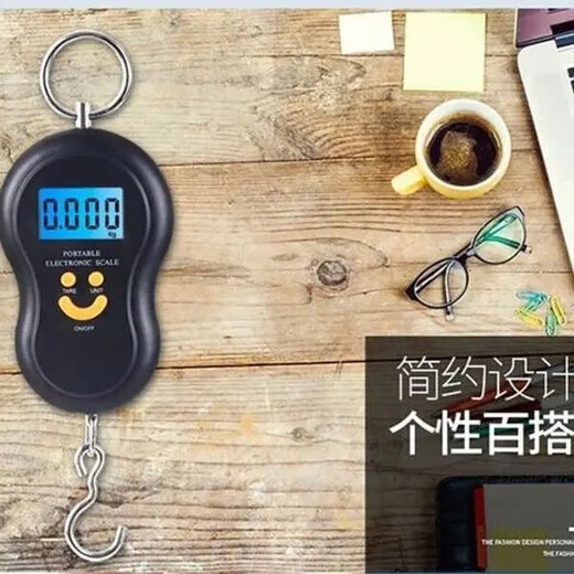 葫芦手提电子秤批发家用手提电子称便携式手提秤迷你手提称快递称 随机色1个