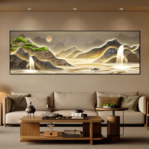Western Szenerie Peep Show Modern Light Luxury Wohnzimmer Dekoration Malerei