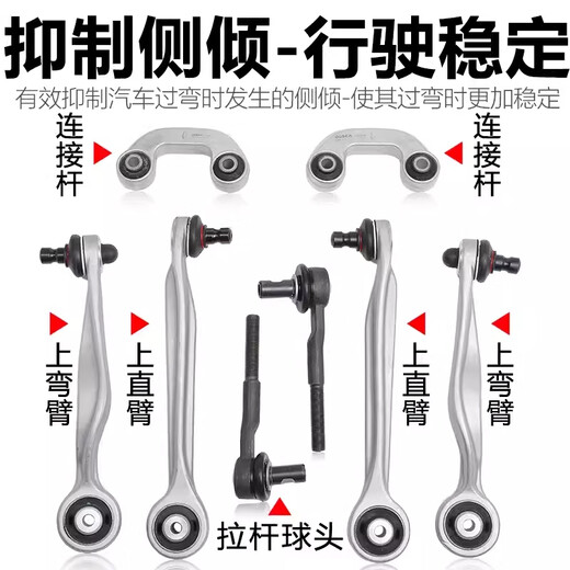 Tiannan Brothers Tnbrothers Adaptado a Audi C5A6A4 Passat B5 Coloque el brazo columpio superior Suspensión del brazo del brazo del brazo inferior del brazo triangular del brazo del brazo de la curva inferior del brazo inferior del brazo izquierdo/codificado 693 Garantía de dos años