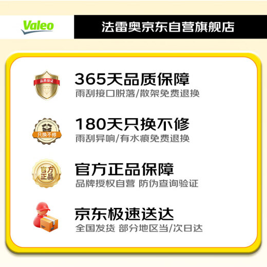 法雷奥（VALEO）SWF系列雨刮片无骨雨刷器28/17 雪铁龙天逸C5标致5008传祺E9 