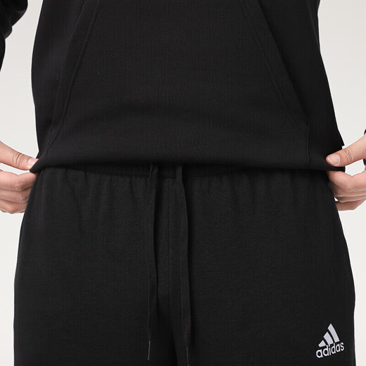 
Adidas (adidas) sweatpants men's pants spring and autumn new outdoor training pants breathable casual pants running fitness pants trousers GK9273 black embroidered logo straight pants XL
